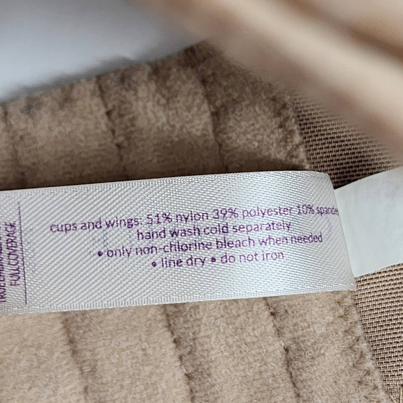 Cacique True Embrace Unlined Full Coverage Underwire Bra Size 38H - Picture 5 of 7